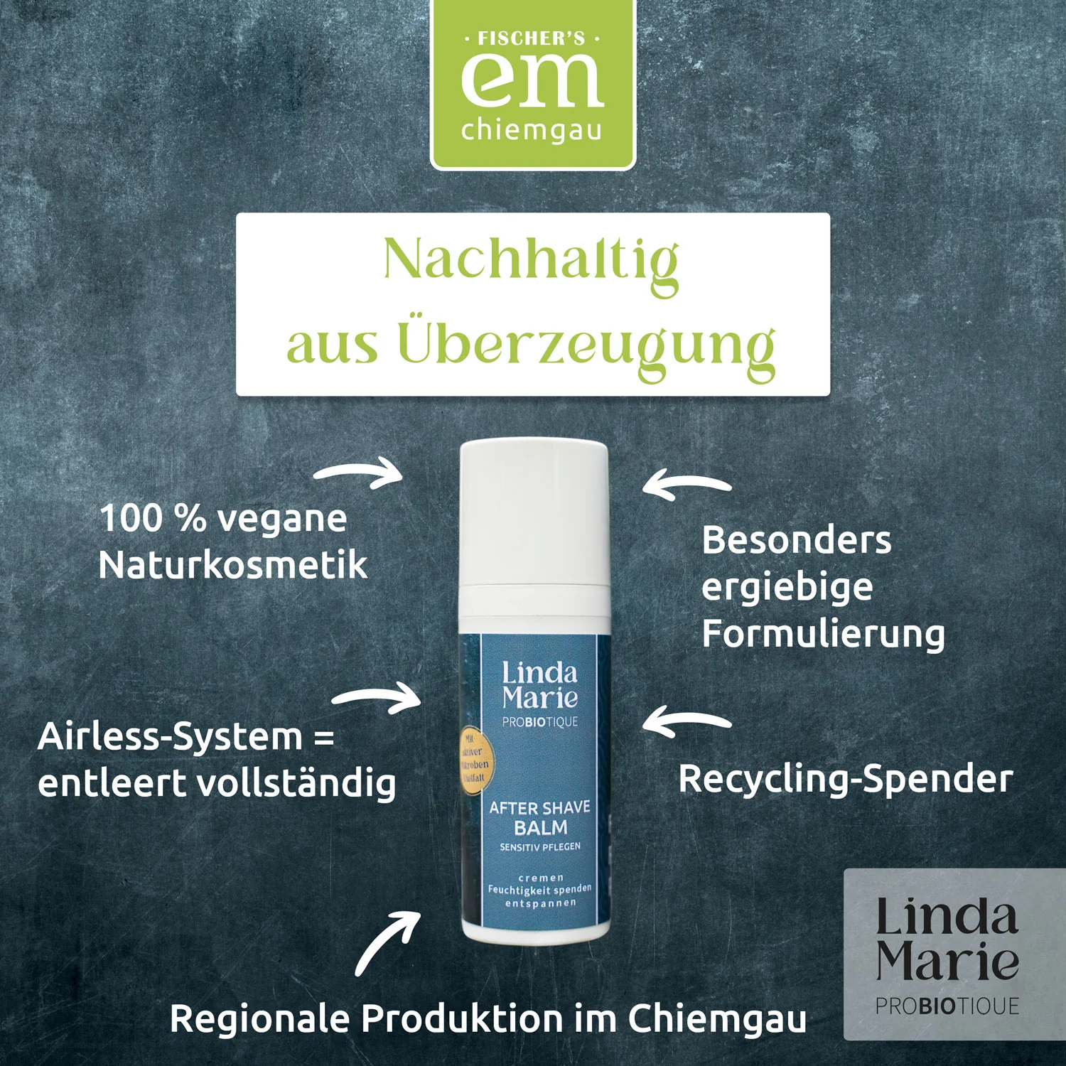 Linda Marie PROBIOTIQUE – After Shave Balm - sensitiv pflegen - Image 7