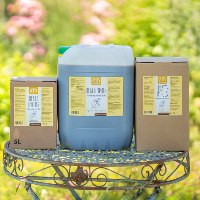 Blattimpuls ® · natives Pflanzenferment für Blattspritzungen