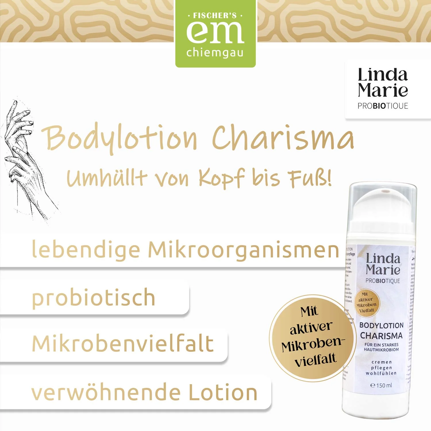 Linda Marie PROBIOTIQUE – Bodylotion – cremen, pflegen, wohlfühlen - Image 3