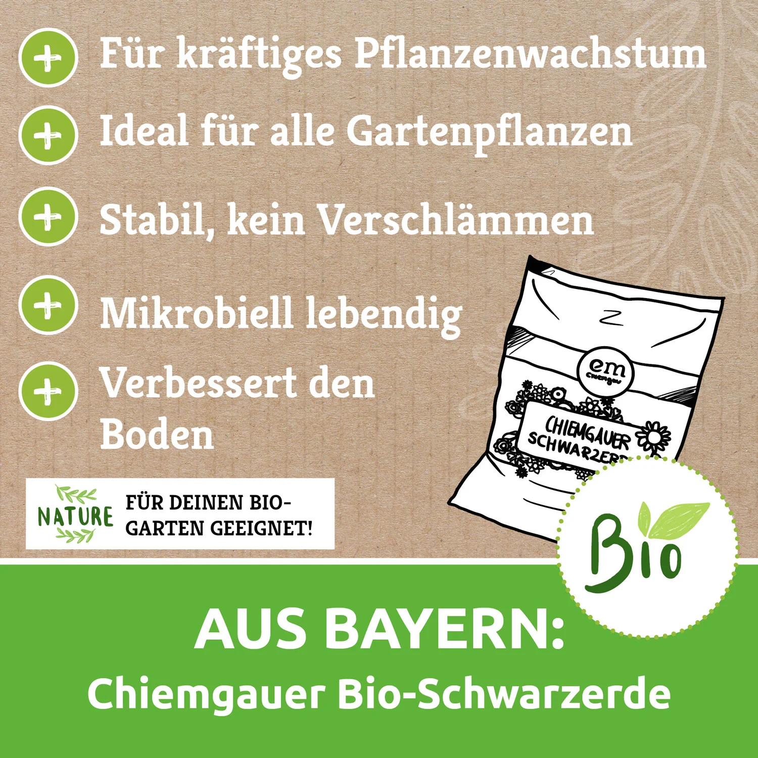 Schwarzerde in Chiemgauer Bio-Qualität - torffreie Terra Preta Erde - Image 10