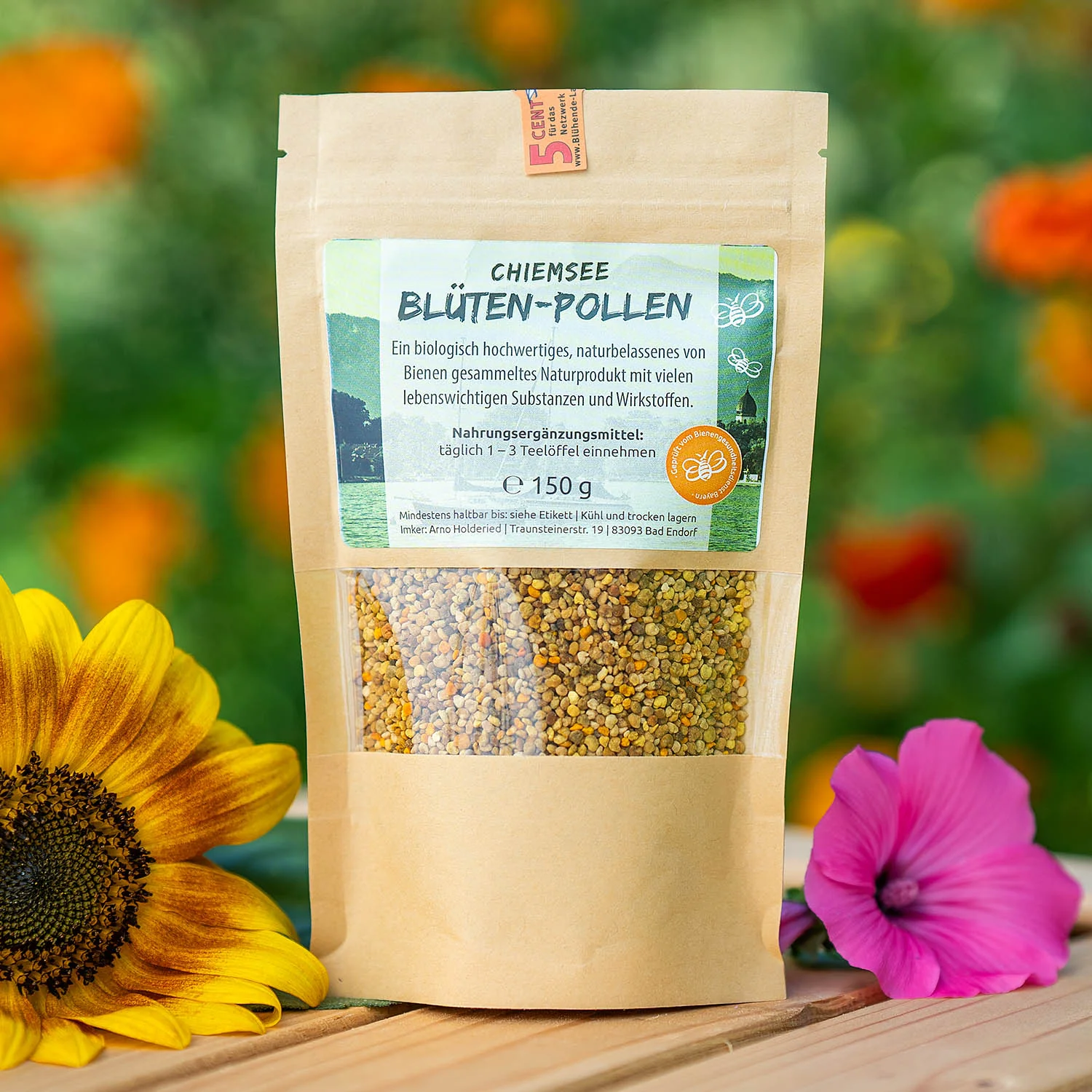 Chiemsee Blüten-Pollen von der Herreninsel, 150 g