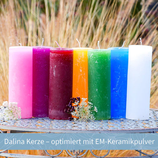 EM-Keramik-Kerzen, schlank