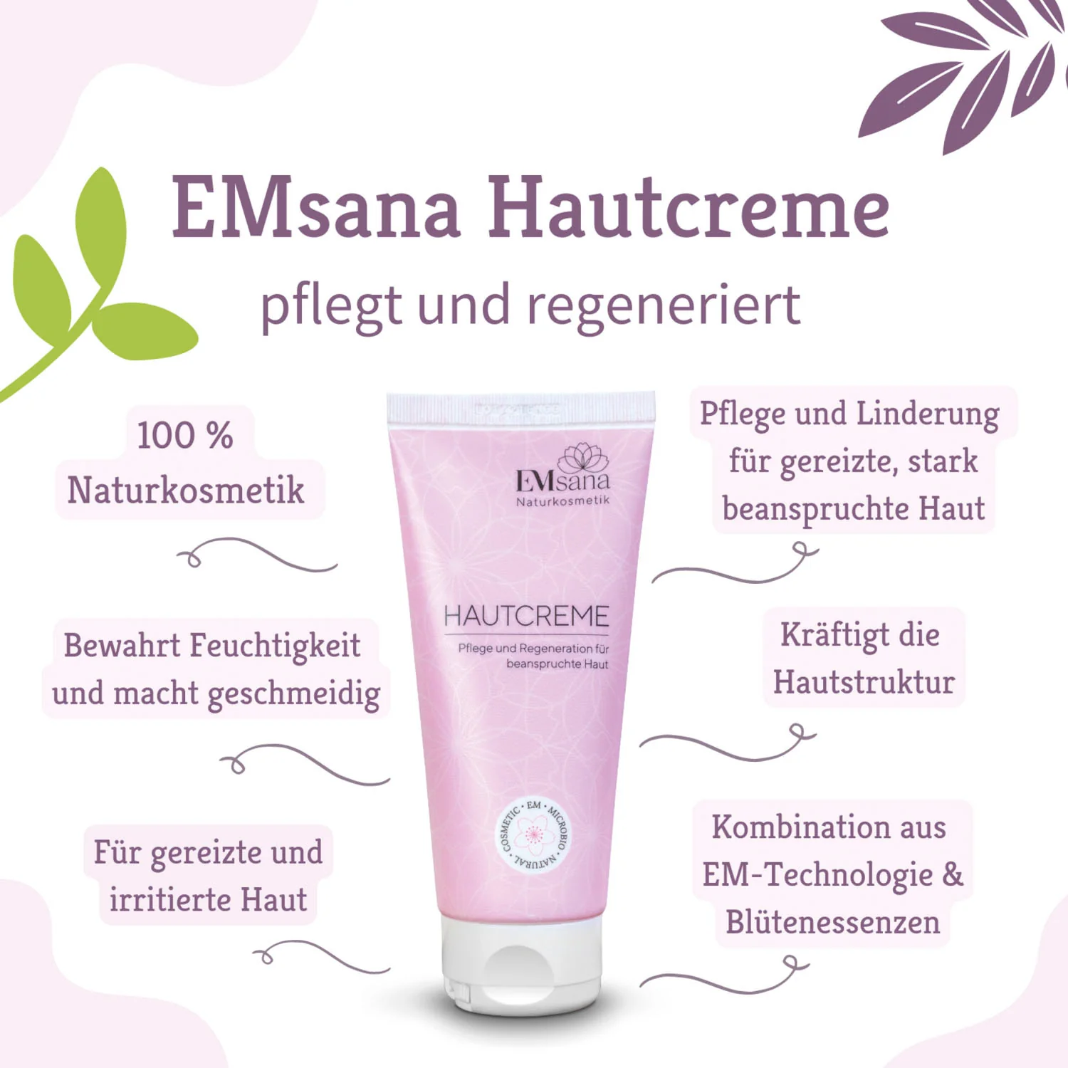 EMSana HANDcreme, 100 ml - Image 3
