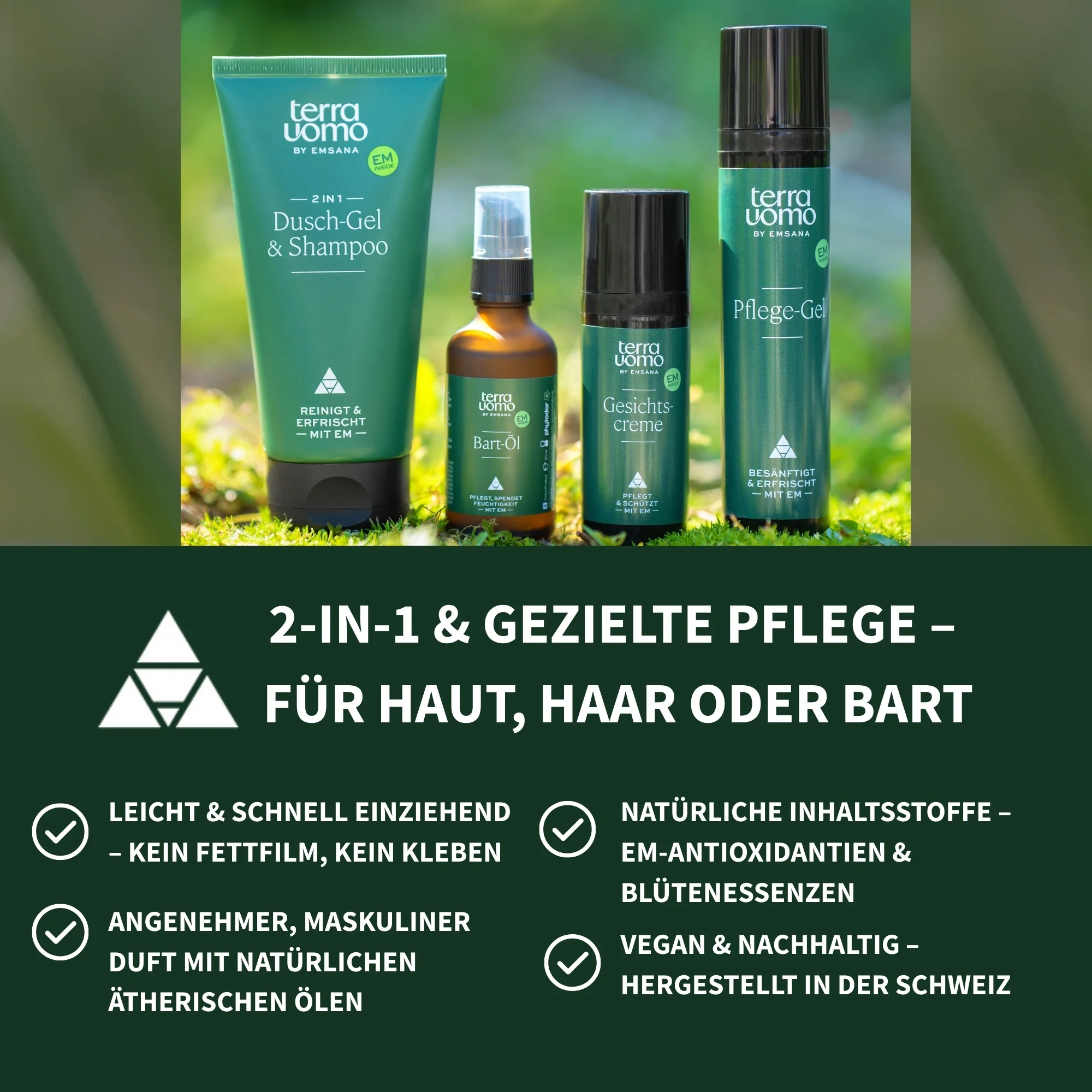 EMsana terra uomo Bart-Öl, 50 ml - Image 2