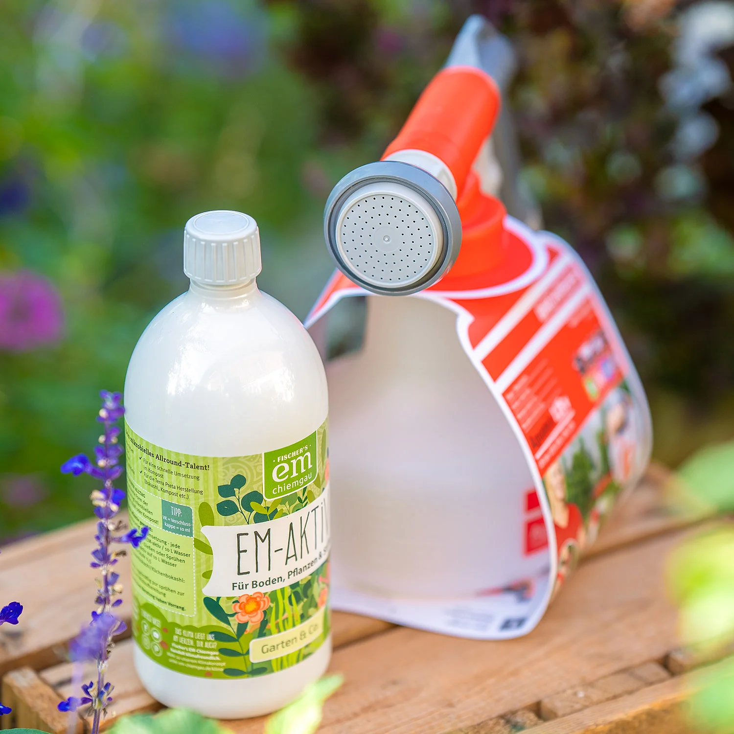 Garten-Gieß Set:  - Aquamix und 1 L EM-aktiv - Image 2