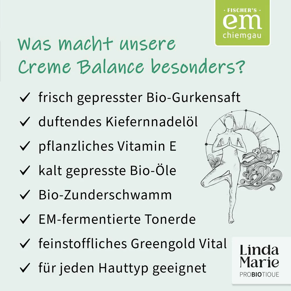 Linda Marie PROBIOTIQUE – Creme Balance - Feuchtigkeit - Image 4