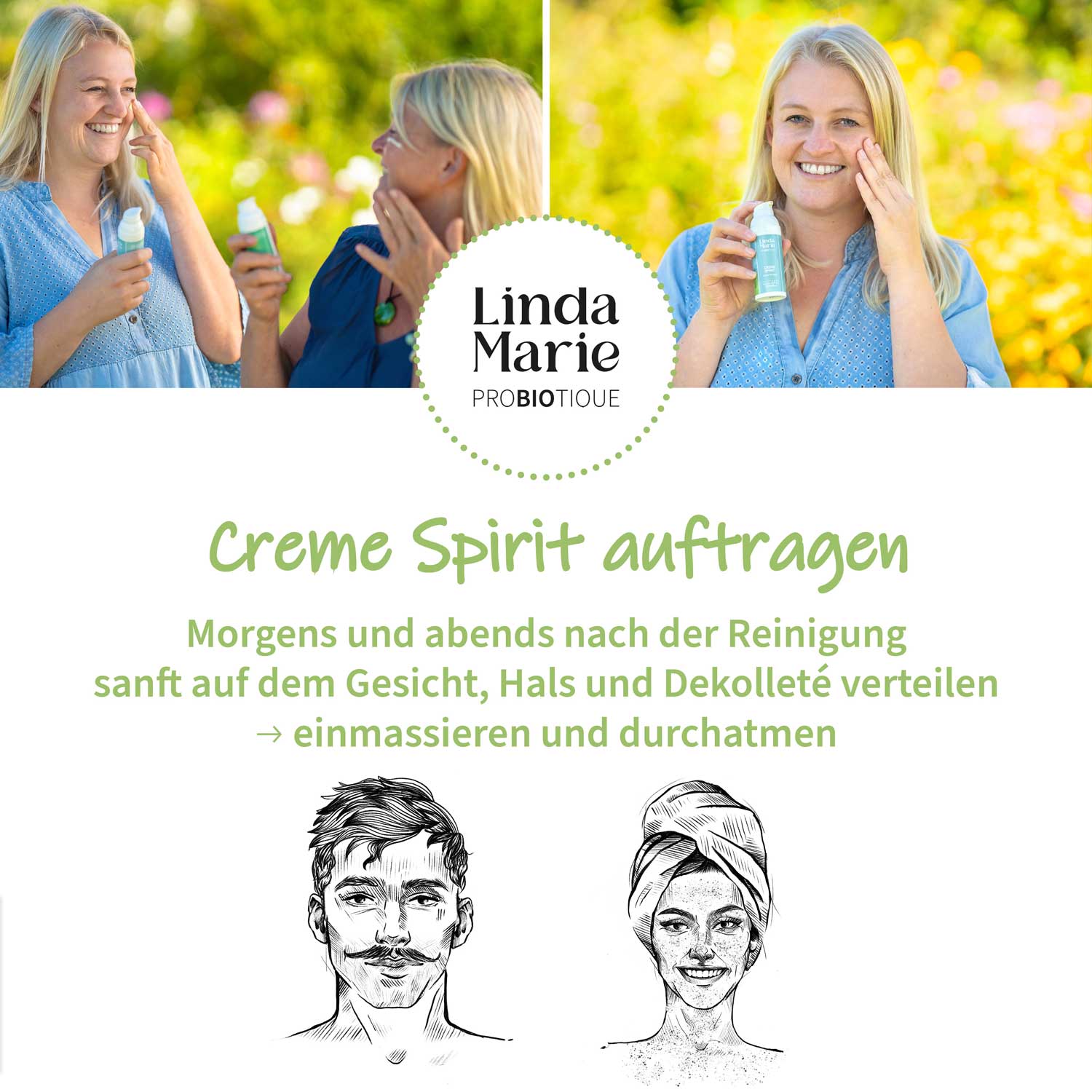 Linda Marie PROBIOTIQUE – Creme Spirit - leichte Pflege - Image 7