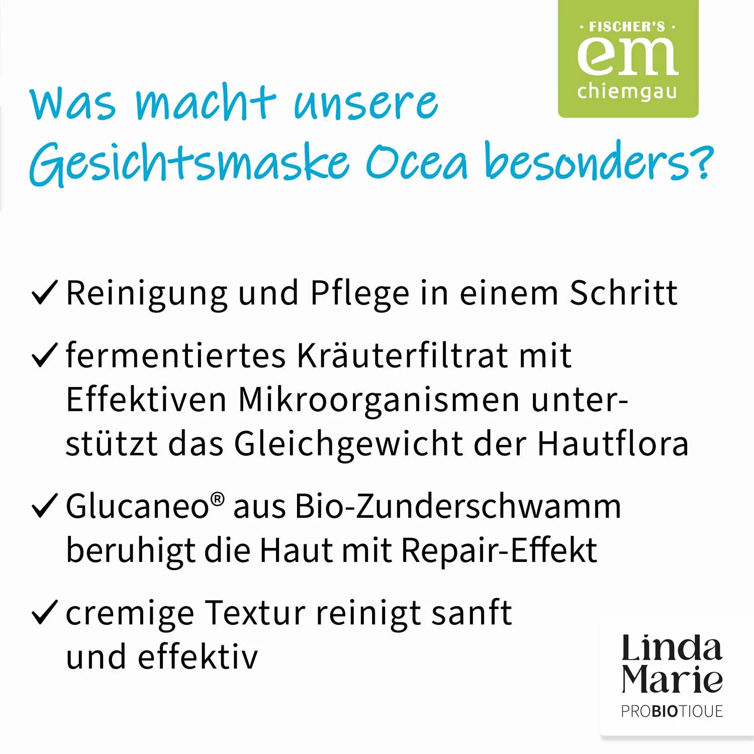 Linda Marie PROBIOTIQUE Gesichtsmaske Ocea, 30 ml - Image 7