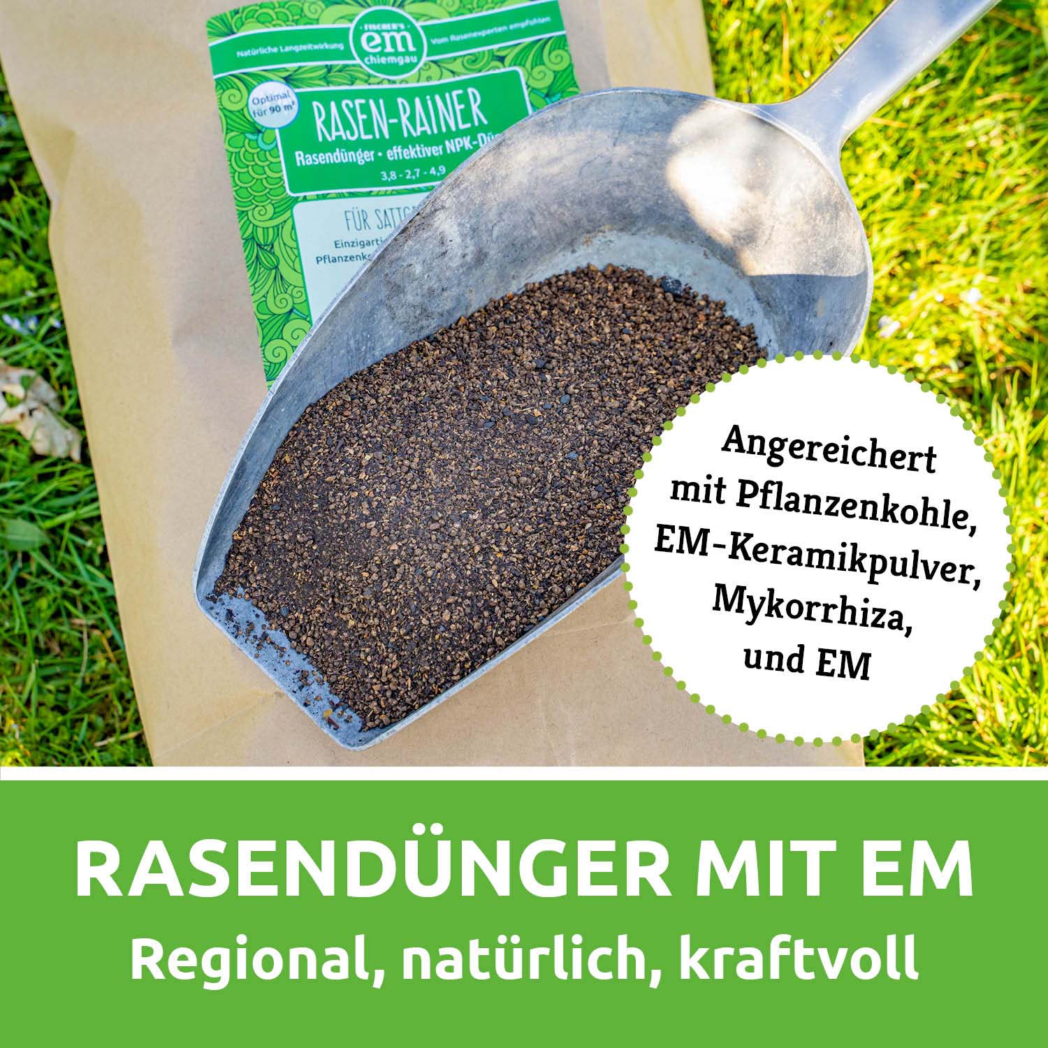 Rasen-Rainer NPK-Rasendünger, 7 kg Beutel - Image 2