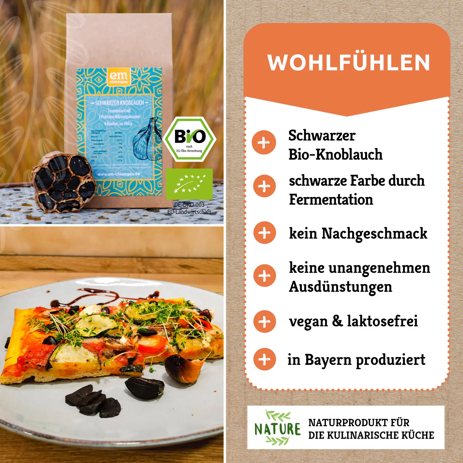 Schwarzer Bio-Knoblauch (fermentiert) - Image 2