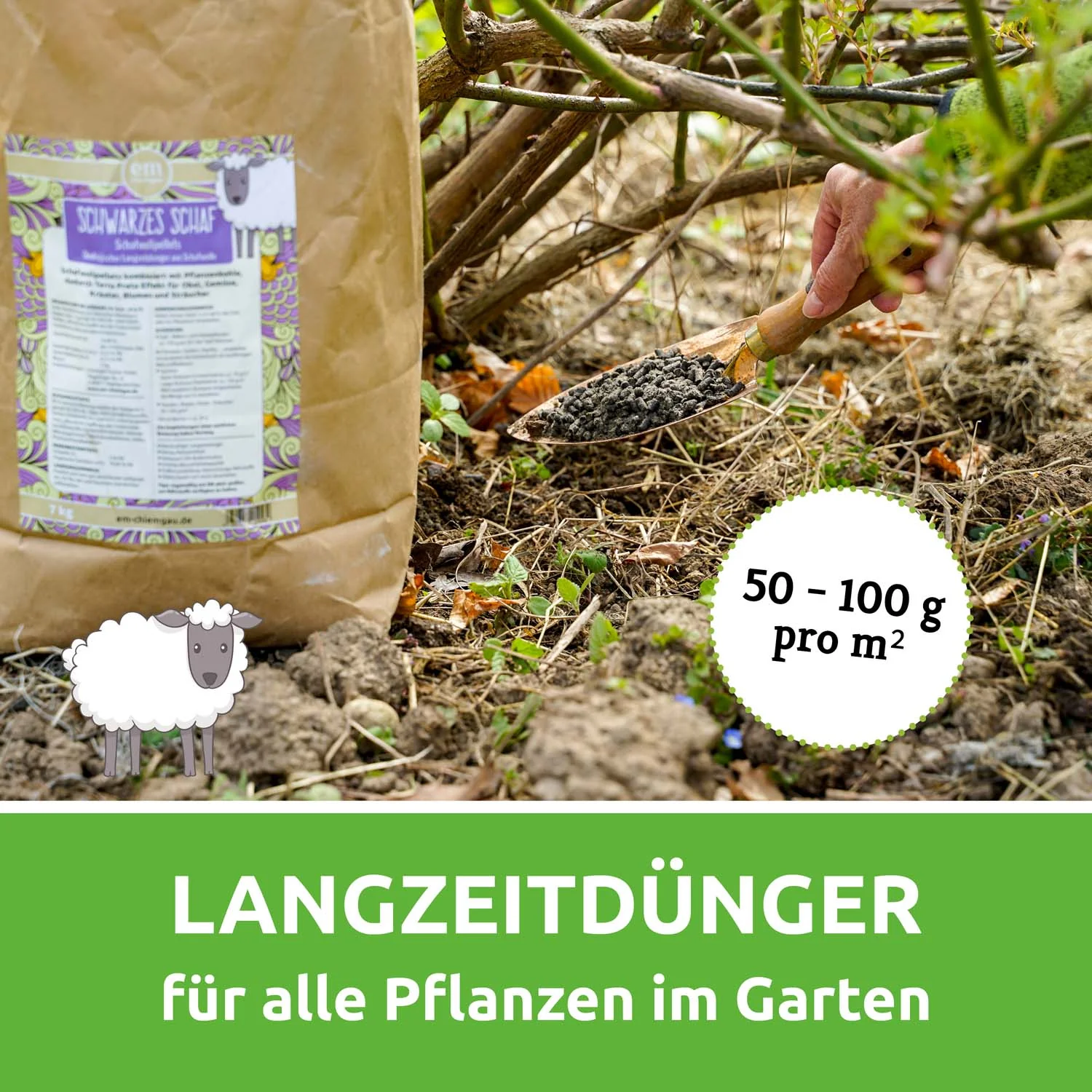 Schwarzes Schaf - Schafwollpellets - Image 6