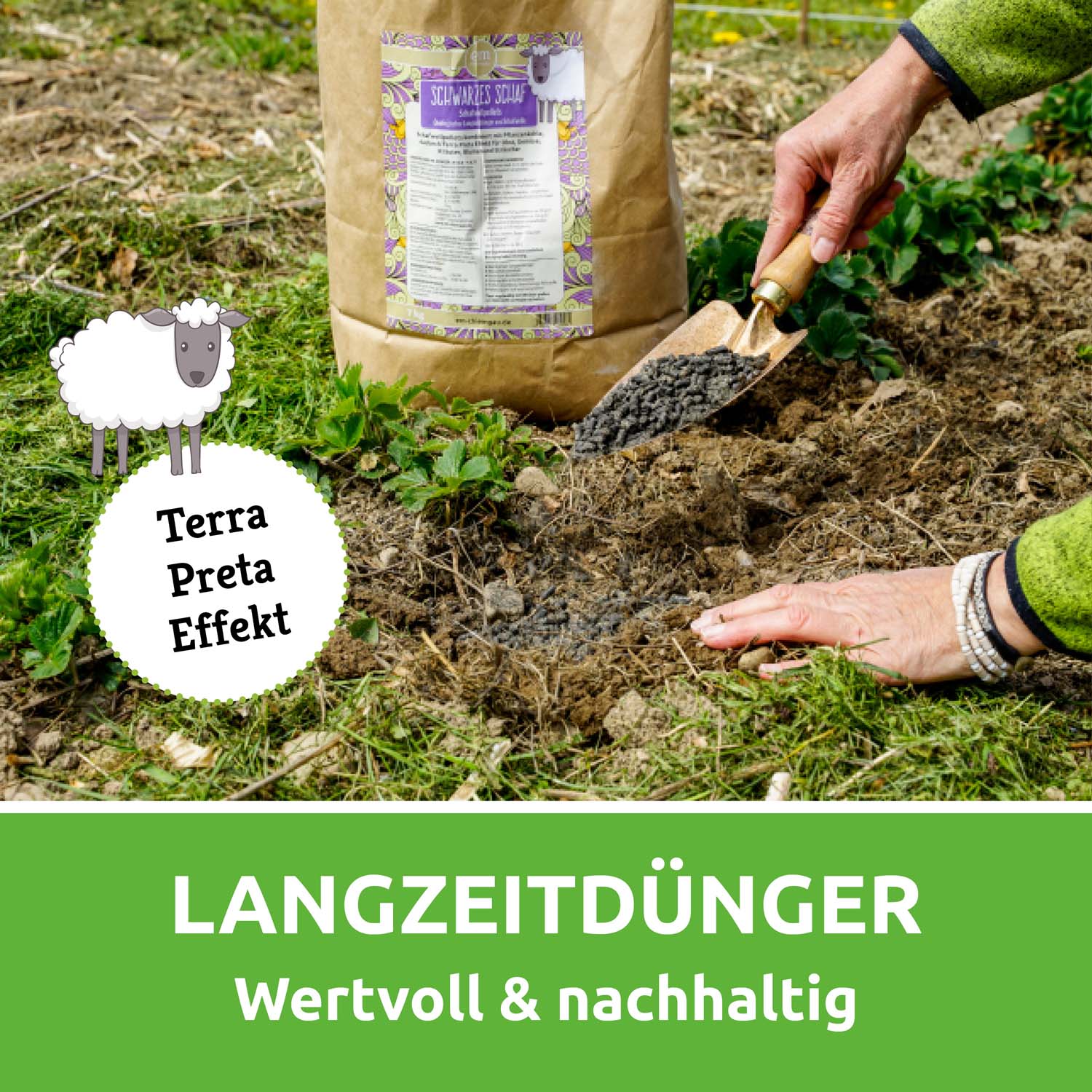 Schwarzes Schaf - Schafwollpellets - Image 7