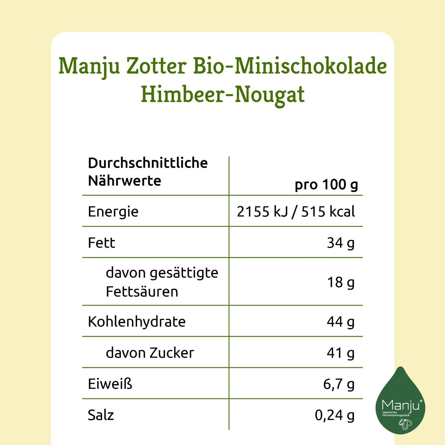 Zotter Manju Bio-Schokolade - Image 3